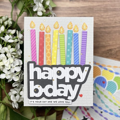 Simon Says Stamp! CZ Design Wafer Dies HAPPY B DAY czd154 | color-code:ALT00