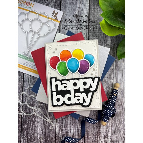 Simon Says Stamp! CZ Design Wafer Dies HAPPY B DAY czd154