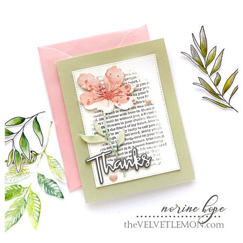 Simon Says Stamp! Simon Says Stamp ETCHED EVENING BLOSSOM Wafer Dies s721 | color-code:ALT3
