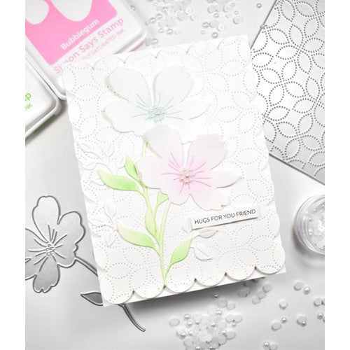 Simon Says Stamp! Simon Says Stamp ETCHED EVENING BLOSSOM Wafer Dies s721 | color-code:ALT4