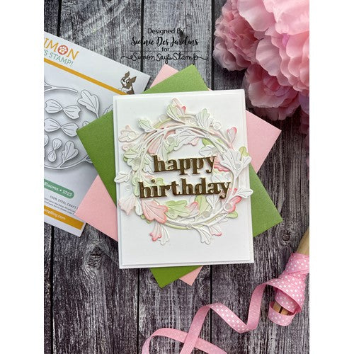 Simon Says Stamp! Simon Says Stamp ARCHED LEAF AND FLOWER BLOOMS Wafer Dies s723 | color-code:ALT0