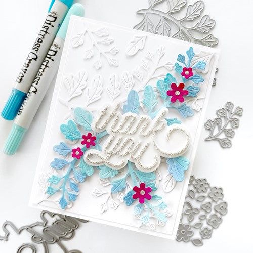 Simon Says Stamp! Simon Says Stamp FINE TEXTURED LEAF Wafer Dies s737