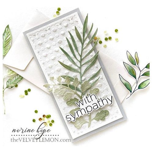 Simon Says Stamp! Simon Says Stamp FINE TEXTURED LEAF Wafer Dies s737 | color-code:ALT4