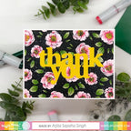 Simon Says Stamp! Waffle Flower SMALL BOUQUET Clear Stamps 420597*