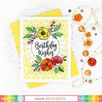 Simon Says Stamp! Waffle Flower SMALL BOUQUET Clear Stamps 420597*