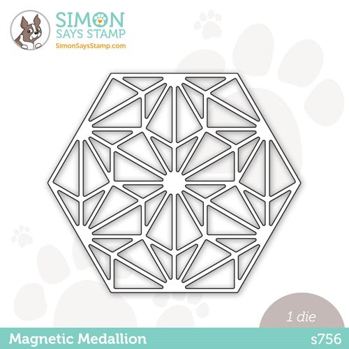 Simon Says Stamp! Simon Says Stamp MAGNETIC MEDALLION Wafer Dies s756