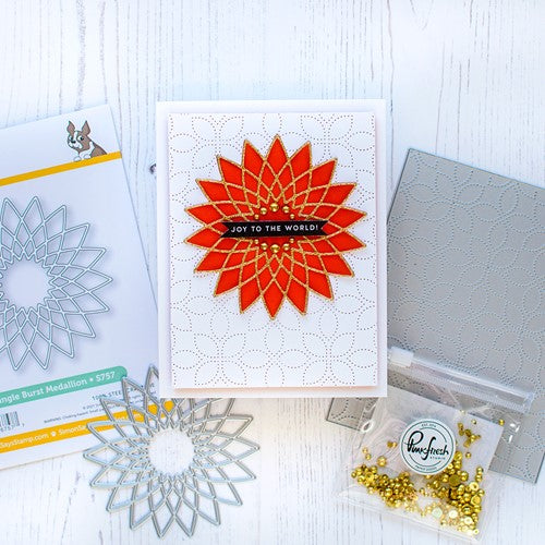 Simon Says Stamp! Simon Says Stamp TRIANGLE BURST MEDALLION Wafer Dies s757 | color-code:ALT0