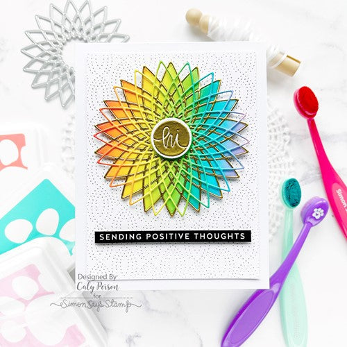 Simon Says Stamp! Simon Says Stamp TRIANGLE BURST MEDALLION Wafer Dies s757 | color-code:ALT1