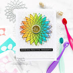 Simon Says Stamp! Simon Says Stamp TRIANGLE BURST MEDALLION Wafer Dies s757 | color-code:ALT1