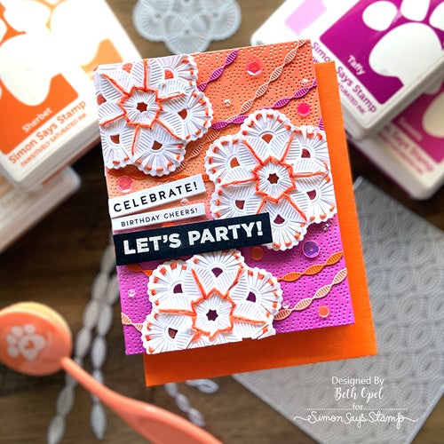 Simon Says Stamp! Simon Says Stamp STREAMER RIBBONS Wafer Dies s730