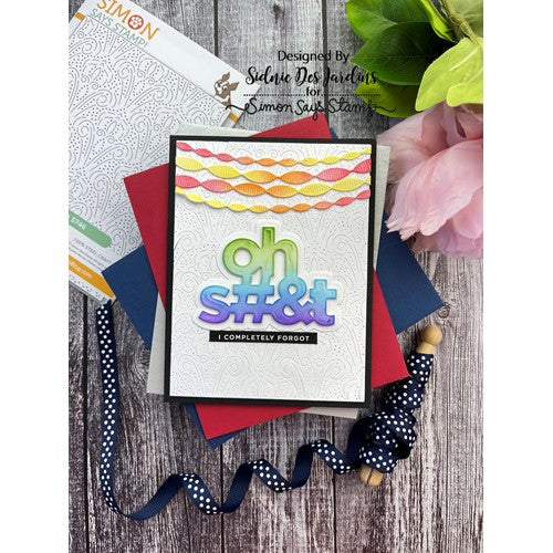 Simon Says Stamp! Simon Says Stamp STREAMER RIBBONS Wafer Dies s730