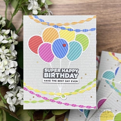 Simon Says Stamp! Simon Says Stamp BUNCH OF BALLOONS Wafer Dies s729 | color-code:ALT00