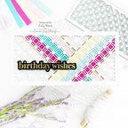 Simon Says Stamp! Simon Says Stamp MINI SLIMLINE LATTICE Wafer Dies sssd112440 | color-code:ALT11
