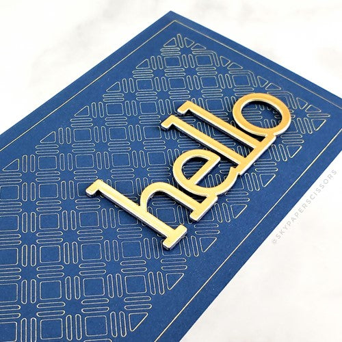 Simon Says Stamp! Simon Says Stamp MINI SLIMLINE LATTICE Wafer Dies sssd112440 | color-code:ALT2