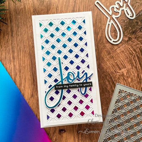 Simon Says Stamp! Simon Says Stamp MINI SLIMLINE LATTICE Wafer Dies sssd112440