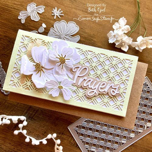 Simon Says Stamp! Simon Says Stamp MINI SLIMLINE LATTICE Wafer Dies sssd112440