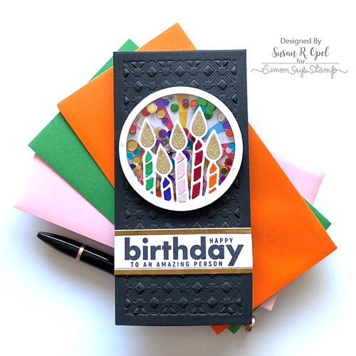 Simon Says Stamp! Simon Says Stamp MINI SLIMLINE LATTICE Wafer Dies sssd112440