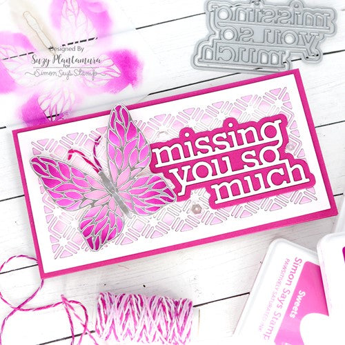 Simon Says Stamp! Simon Says Stamp MISSING YOU SO MUCH Wafer Dies sssd112493 | color-code:ALT1