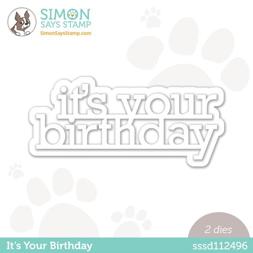 Simon Says Stamp! Simon Says Stamp IT'S YOUR BIRTHDAY Wafer Dies sssd112496