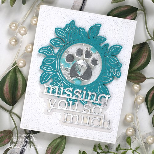 Simon Says Stamp! Simon Says Stamp PAWSITIVELY LOVED Wafer Dies sssd112508