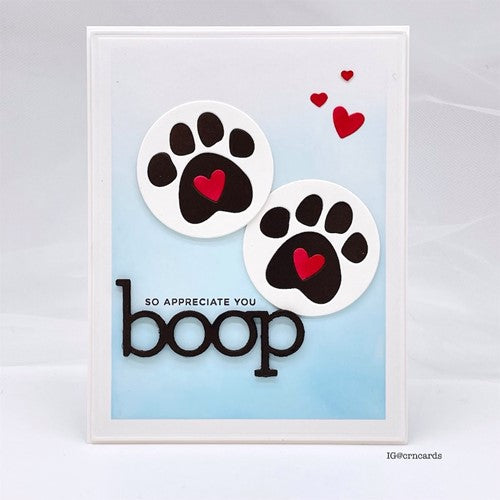 Simon Says Stamp! Simon Says Stamp PAWSITIVELY LOVED Wafer Dies sssd112508