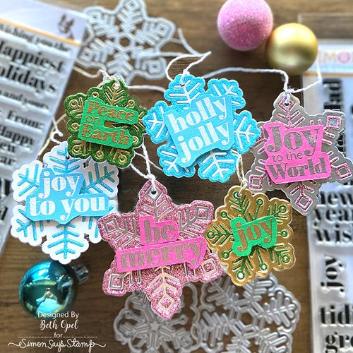 Simon Says Stamp! Simon Says Stamp SNOWFLAKE TRIO Wafer Dies sssd112548