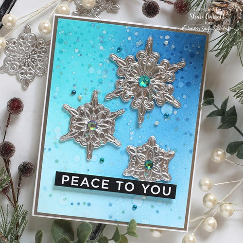 Simon Says Stamp! Simon Says Stamp Emboss and Cut Folder FILIGREE SNOWFLAKE sf241 | color-code:ALT0