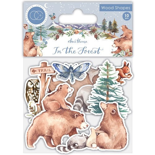 Simon Says Stamp! Craft Consortium IN THE FOREST Wood Shapes CCWDNS018
