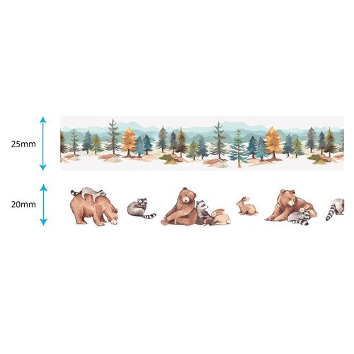 Simon Says Stamp! Craft Consortium IN THE FOREST Washi Tapes CCWTPE015