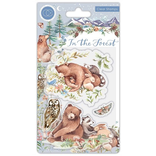 Simon Says Stamp! Craft Consortium IN THE FOREST FRIENDSHIP Clear Stamps CCSTMP074