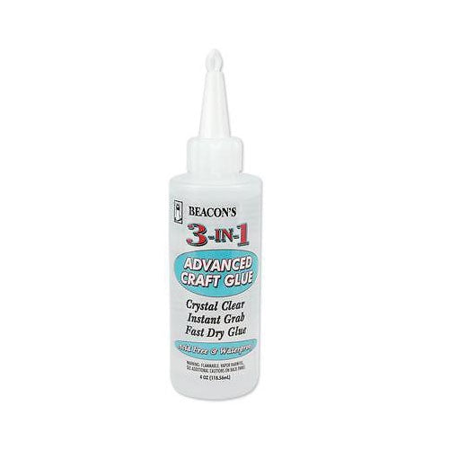 Simon Says Stamp! Beacon 3 IN 1 ADVANCED CRAFT GLUE Crystal Clear Instant Grab Fast Dry Glue