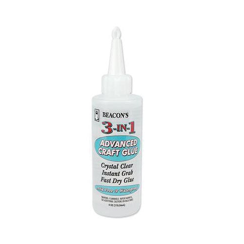 Simon Says Stamp! Beacon 3 IN 1 ADVANCED CRAFT GLUE Crystal Clear Instant Grab Fast Dry Glue