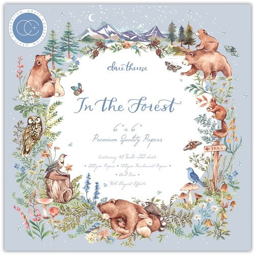 Simon Says Stamp! Craft Consortium IN THE FOREST  6 x 6 Paper Pad CCPPAD031B