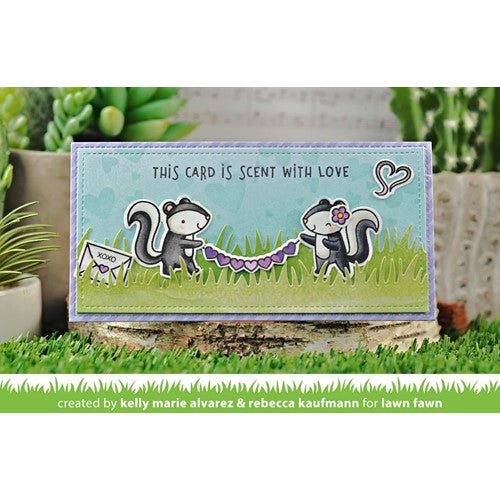 Simon Says Stamp! Lawn Fawn LOTS OF HEARTS Background Stencils lf2740