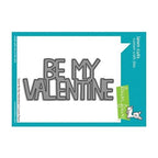 Simon Says Stamp! Lawn Fawn GIANT BE MY VALENTINE Die Cut lf2735