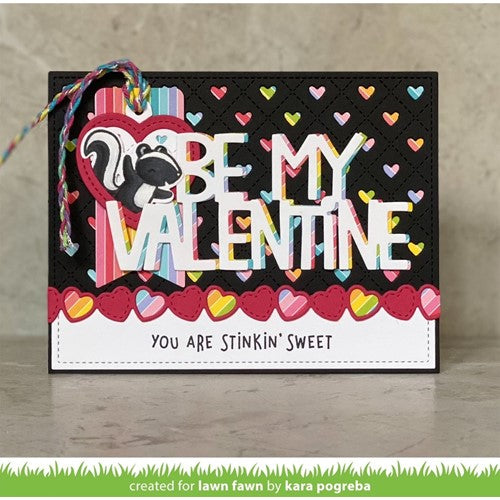 Simon Says Stamp! Lawn Fawn GIANT BE MY VALENTINE Die Cut lf2735 | color-code:ALT2