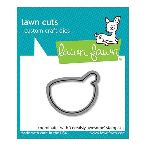 Simon Says Stamp! Lawn Fawn CEREALSLY AWESOME Die Cut lf2731