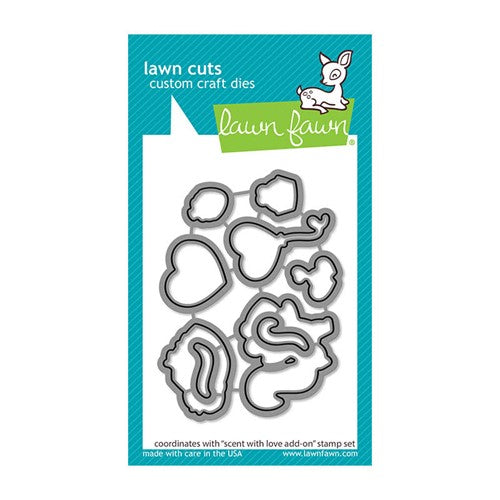 Simon Says Stamp! Lawn Fawn SCENT WITH LOVE ADD-ON Die Cuts lf2729