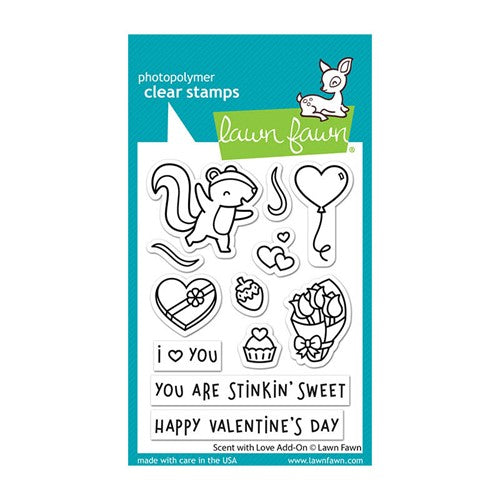 Simon Says Stamp! Lawn Fawn SCENT WITH LOVE ADD-ON Clear Stamps lf2728