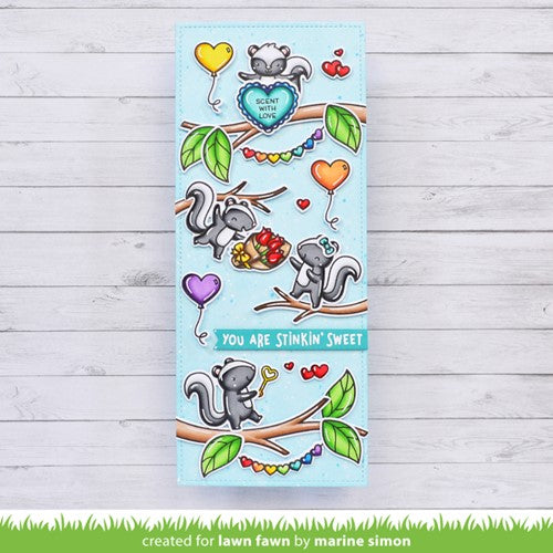 Simon Says Stamp! Lawn Fawn SCENT WITH LOVE ADD-ON Clear Stamps lf2728