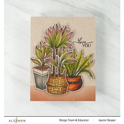 Simon Says Stamp! Altenew POTS AND PLANTS Clear Stamps ALT6766