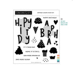 Simon Says Stamp! Concord & 9th BIRTHDAY SCOOPS Clear Stamps 11250