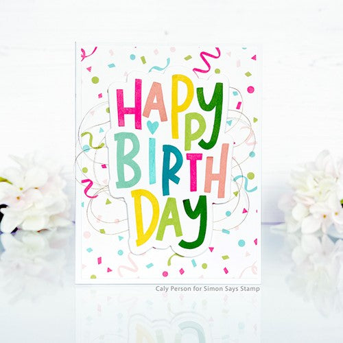 Simon Says Stamp! Concord & 9th BIRTHDAY SCOOPS Clear Stamps 11250 | color-code:ALT4
