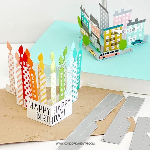 Simon Says Stamp! Concord & 9th POP-UP BASE Dies 11263