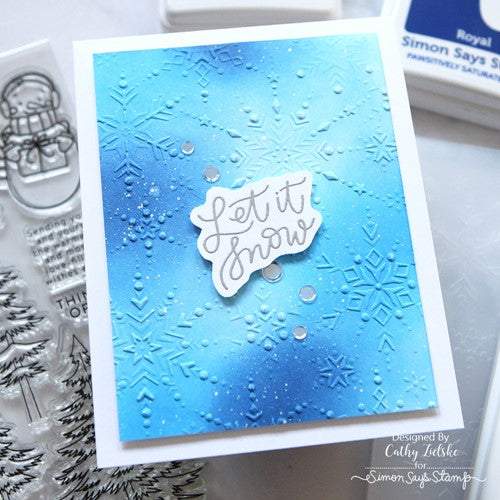 Simon Says Stamp! Simon Says Stamp Embossing Folder FACETED SNOWFLAKES sf239 | color-code:ALT0
