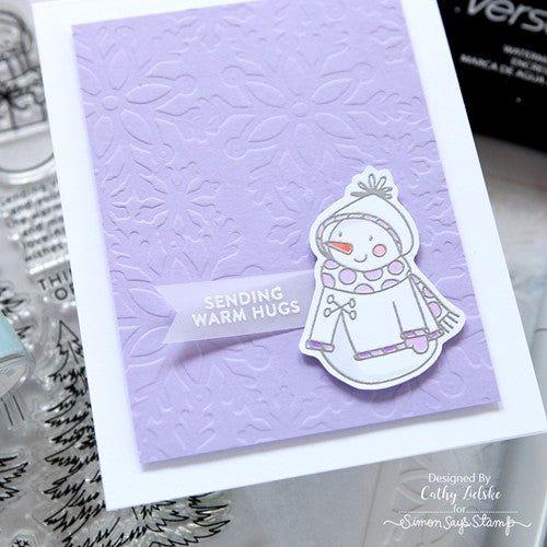 Simon Says Stamp! Simon Says Stamp Stencil SCATTERED SNOWFLAKES ssst221598 | color-code:ALT00