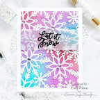 Simon Says Stamp! Simon Says Stamp Stencil SCATTERED SNOWFLAKES ssst221598 | color-code:ALT2