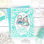 Simon Says Stamp! Simon Says Stamp Stencil SCATTERED SNOWFLAKES ssst221598 | color-code:ALT3