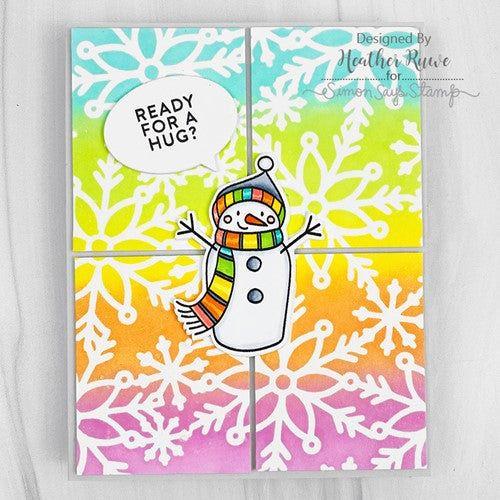 Simon Says Stamp! Simon Says Stamp Stencil SCATTERED SNOWFLAKES ssst221598 | color-code:ALT5