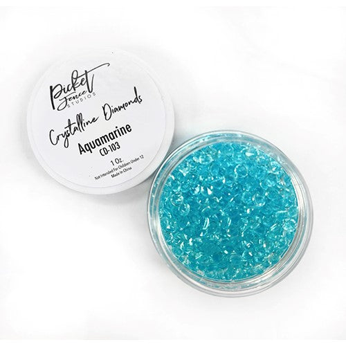 Simon Says Stamp! Picket Fence Studios AQUAMARINE Crystalline Diamonds cd103*